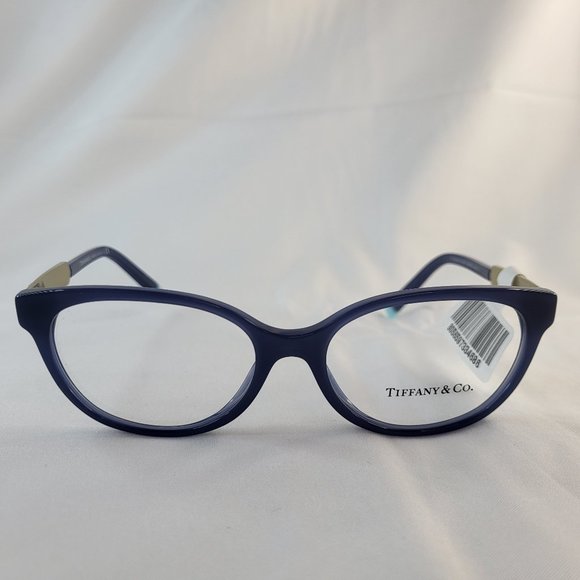 TIFFANY TF2203B 8315 Women's Rx-able Eyeglasses Opal Blue Made in Italy NWT - Picture 1 of 7